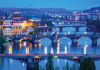 Carta da parati Ponti Cittadini Fiume di Praga