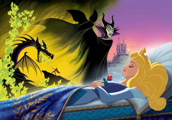 Carta da parati Principesse Disney La Bella Addormentata