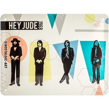Cartel de metal Beatles Hey Jude
