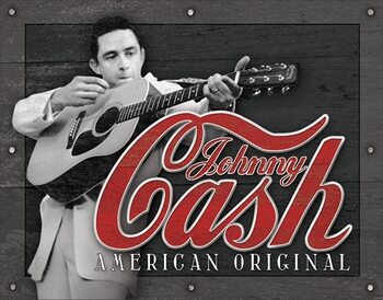 Cartel de metal Cash - American Original