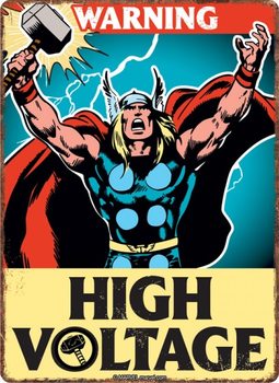 Cartel de metal Marvel - Thor