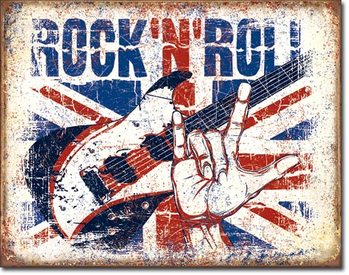 Cartel de metal Rock n Roll
