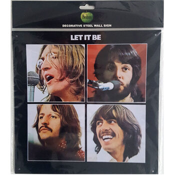 Cartel de metal The Beatles - Let It Be