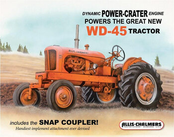 Targa in metallo ALLIS CHALMERS - wd45