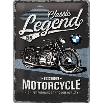 Cartello in metallo BMW Classic Legend R5