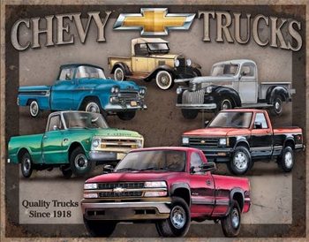 Cartello in metallo Chevy Trucks Tribute