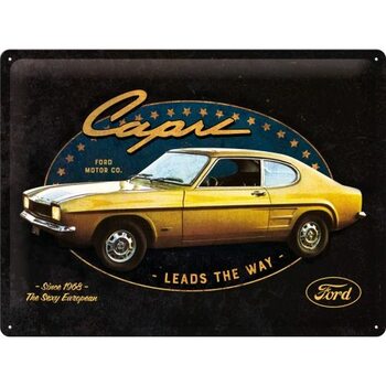Cartello in metallo Ford - Capri - Leads the Way