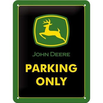 Cartello in metallo John Deere Parking Only