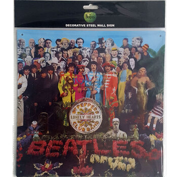 Cartello in metallo The Beatles - Sgt Pepper