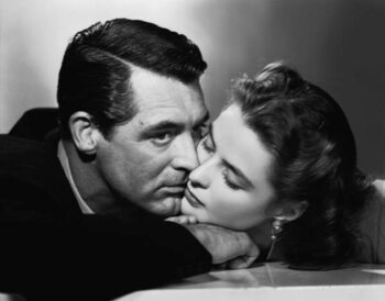 Samolepka Cary Grant And Ingrid Bergman