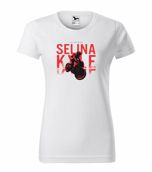 T-skjorte Catwomen - Selina Kyle Bike
