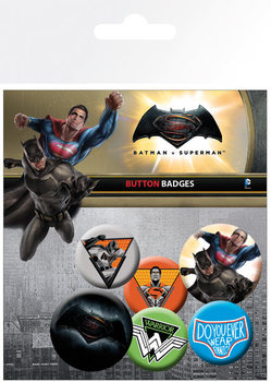 Set de chapas Batman Vs Superman - Mix