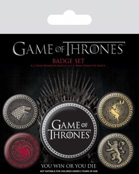 Chapita Juego de Tronos - The Four Great Houses