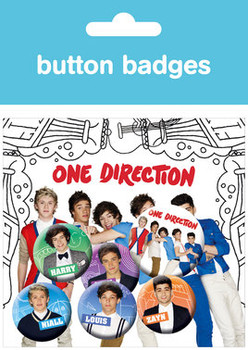 Set de chapas ONE DIRECTION – cartoons