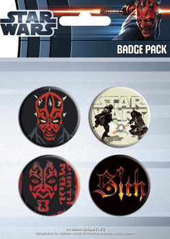 Set de chapas STAR WARS - darth maul