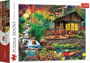 Puzzle Chata v lesích