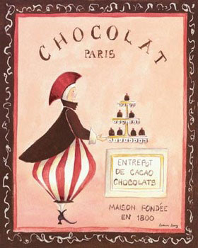 Umělecký tisk Chocolat, Paris