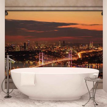 Ταπετσαρία τοιχογραφία  City Skyline View Istanbul