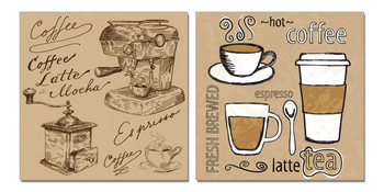Wandbilder Coffee