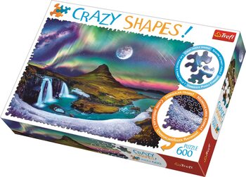 Puzzle Crazy Shapes - Aurora over Iceland