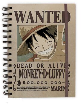 Cuaderno One Piece - Wanted