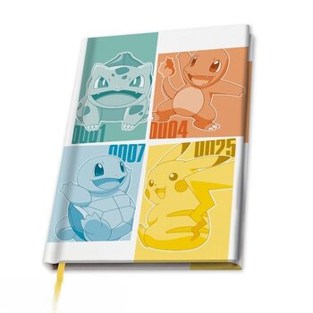 Cuaderno Pokemon - Kanto Starter's