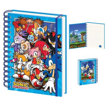 Cuaderno Sonic: The Hedgehog - Green Hill Zone Gang