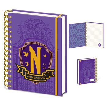 Cuaderno Wednesday - Nevermore Shield