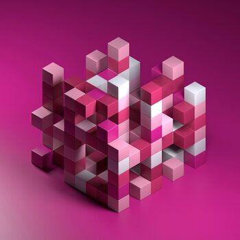 Sticker Cubic Structure,  c.2015-2025