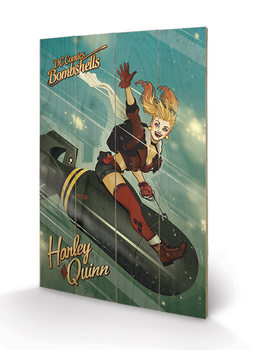 Bild auf Holz DC Comics: Bombshells - Harley Quinn Bomb