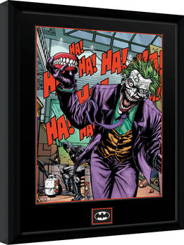 Gerahmte Poster DC Comics - Joker Teeth
