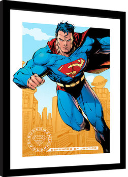 Inramad poster DC Comics - Superman