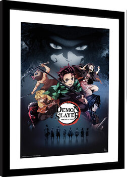 Inramad poster Demon Slayer - Slayers