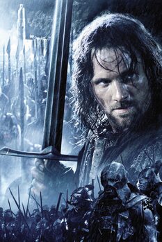 Sticker Plakat Der Herr der Ringe  - Aragorn