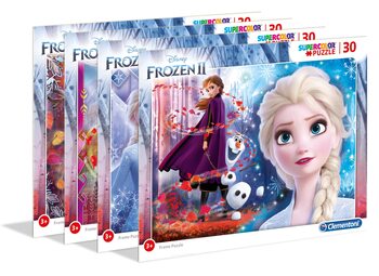 Puzzle Die Eiskönigin: Völlig unverfroren 2 - Set 4 pcs