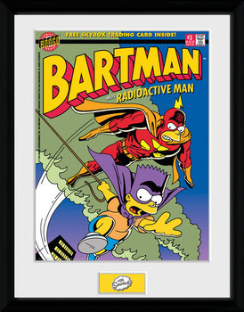 Gerahmte Poster Die Simpsons - Bartman