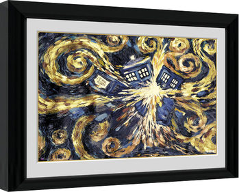 Zarámovaný plagát Doctor Who - Exploding Tardis