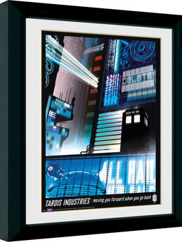 Ingelijste poster Doctor Who - Tardis Industries