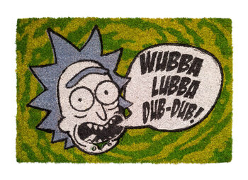Dørmatte Rick & Morty - Wubba Lubba Dub Dub
