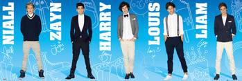 One Direction - group Dørplakater
