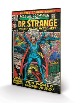 Poster su legno Dottor Strange  - This World Gone Mad