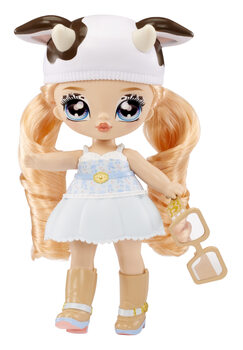 Dukke Na! Na! Na! Surprise Fuzzy Doll - Cow Girl