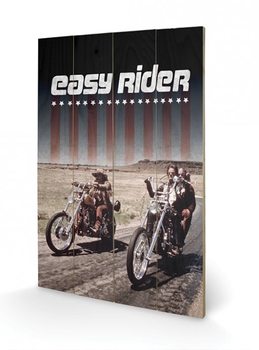 Bild auf Holz Easy Rider - Riders