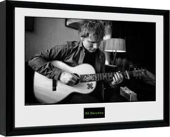 Ingelijste poster Ed Sheeran - Chord