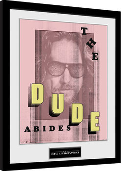 Poster enmarcado El gran Lebowski - Abides