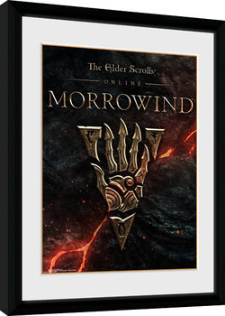 Rámovaný plakát Elder Scrolls Online Morrowind - Logo