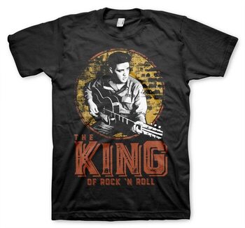 Tricou Elvis Presley - The King of Rock n‘ Roll