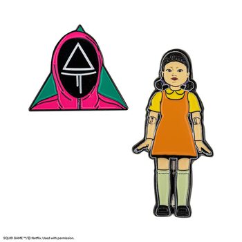 Spilla Squid Game - Young-hee & Soldier
