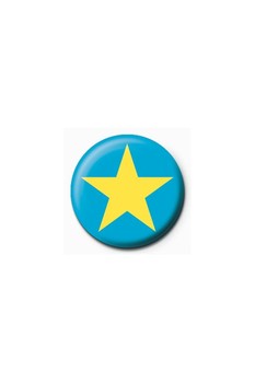 Spilla STAR - blue/yellow
