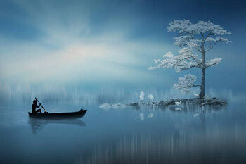 Illustration Entering nature's heart